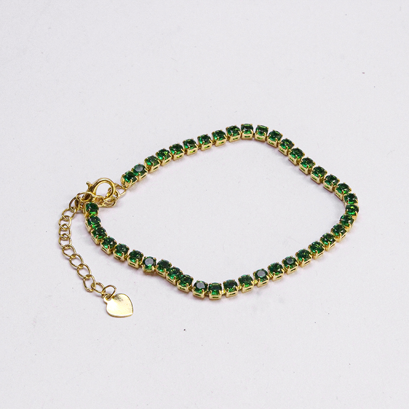 Pulseira Esmeralda Viva – Banho Ouro 18k - Imagem 2