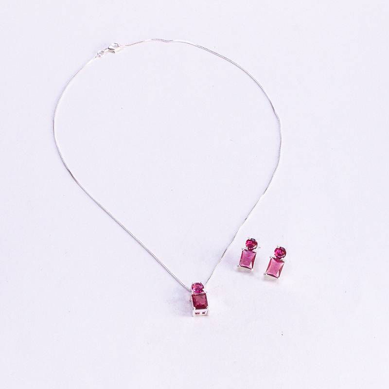 Conjunto realistyc - banho prata 925 - Imagem 4