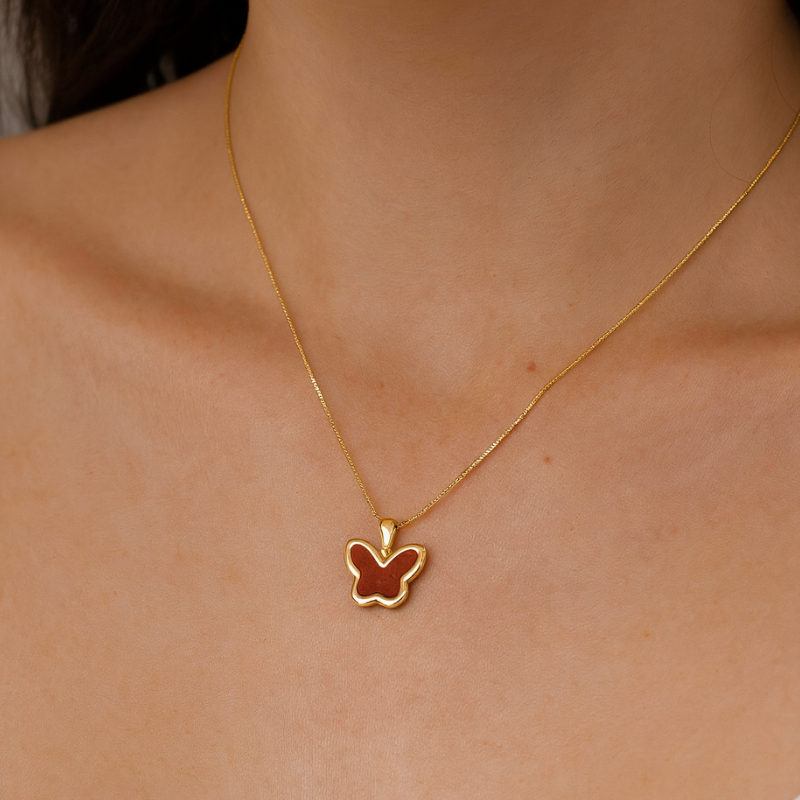 Colar Monarca - banho ouro 18k
