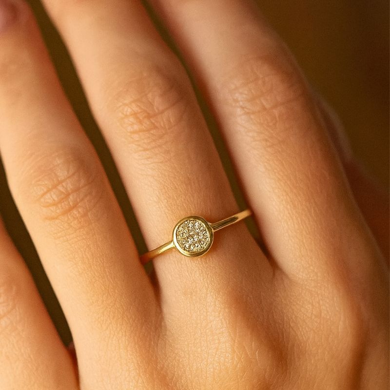 Anel Pave Lux