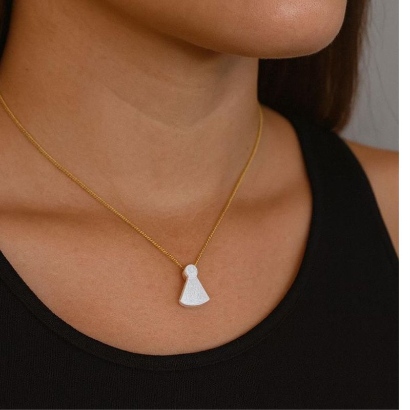 Colar madreperola nossa senhora