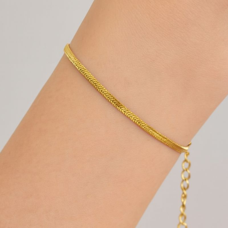 Pulseira Aura Dourada infantil – Banho Ouro 18k