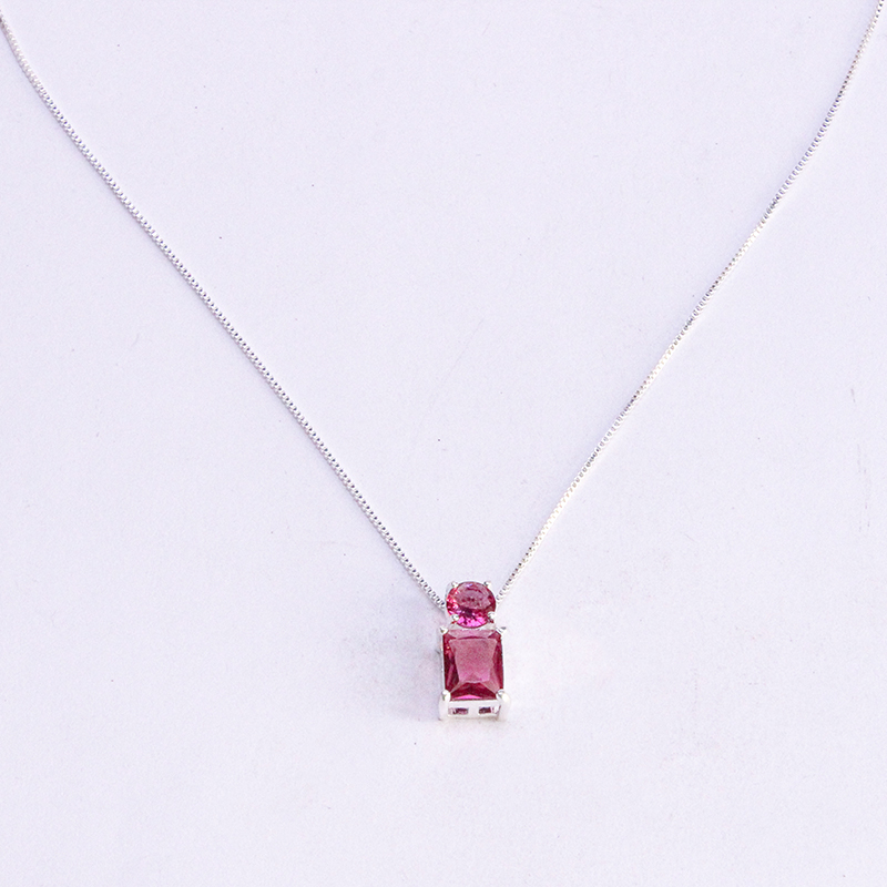 Conjunto realistyc - banho prata 925 - Imagem 2