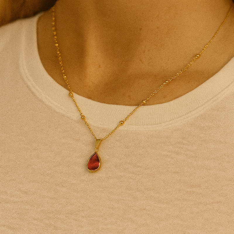 COLAR GOTA RUBY