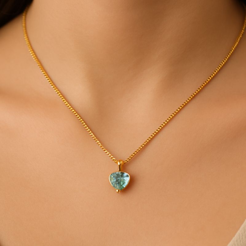 Colar love luz - banho ouro 18k