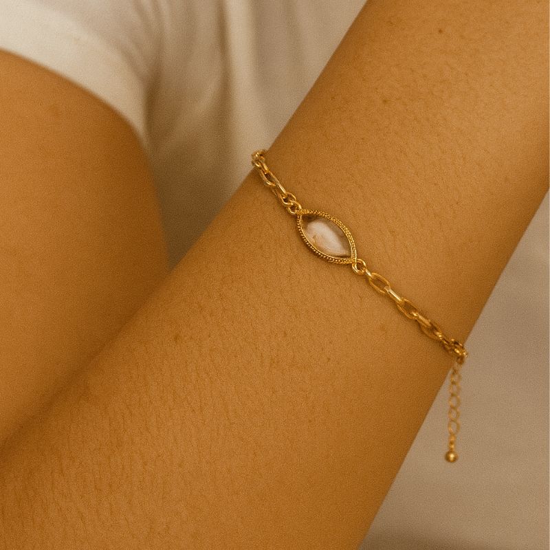 Pulseira minimalista - banho ouro 18k