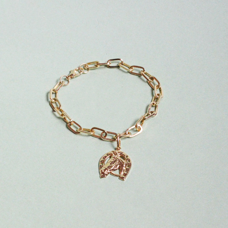Pulseira Ferradura da Prosperidade – Dourada - Imagem 2